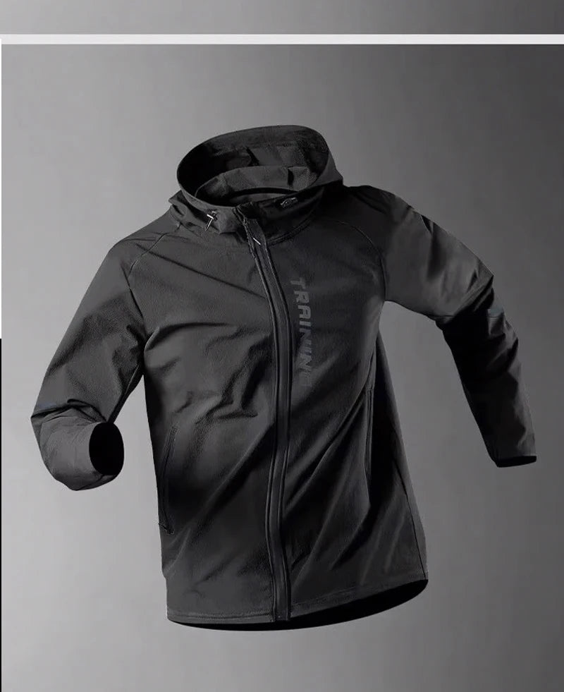 Men's Running Apparel: Windproof, Quick-Dry Sports Windbreaker Jacket / Rungear