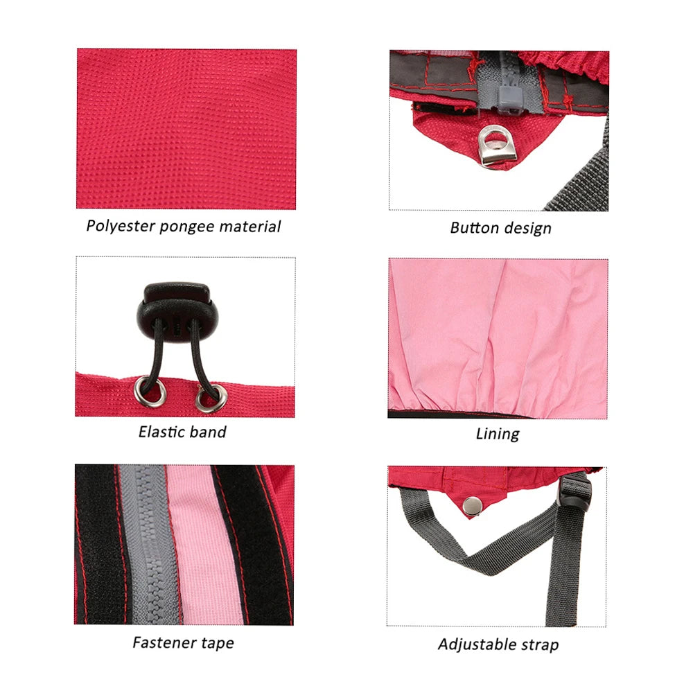 Lixada Outdoor Water-Resistant Close-Zipped Gaiters for Snowboarding Hiking Mountaineering