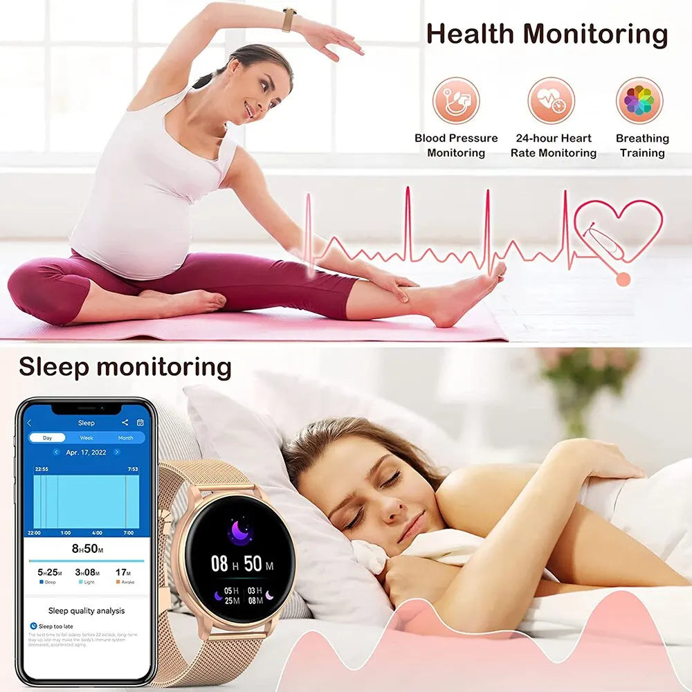 Rungear Tech Accessories: MEVADEN Bluetooth Smart Watch, Custom Dial Fitness Tracker For Android IOS Y22 / Rungear