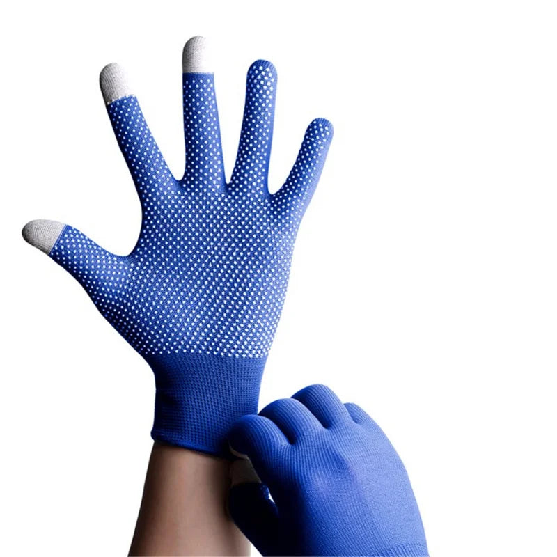 Winter Running Accessories: Unisex, Thin Breathable, Anti-Slip GEL Touch Screen Gloves For Running / Rungear