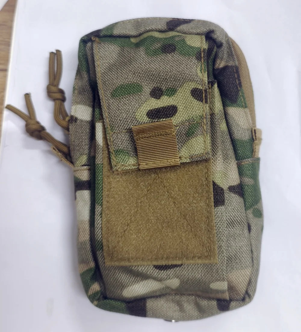 Trail Gear Accessories: Molle Backpack Strap Phone Holder Bag, for Outdoor Sports, Running, Hiking / Rungear