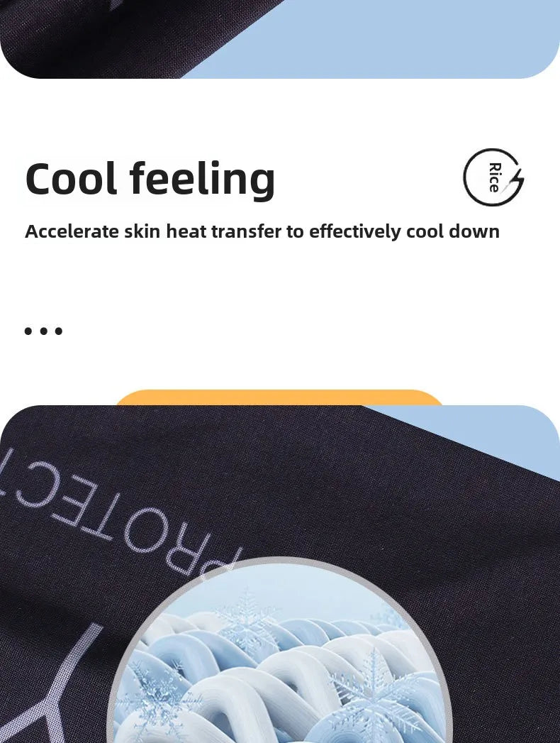 1Pair Unisex Breathable Ice Silk Summer Arm Sleeves for Running Outdoor Cycling Sun Protection