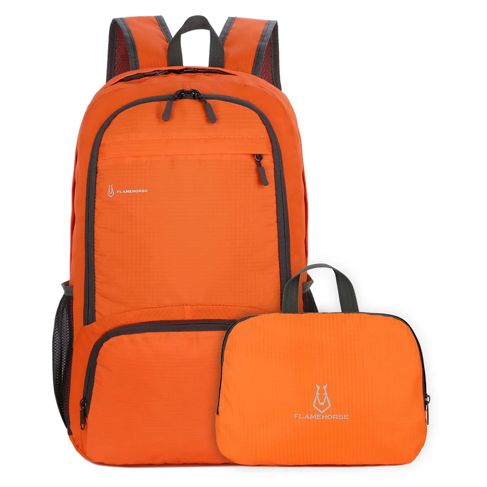 Lightweight Trail Accessories: Unisex, Waterproof, Packable Backpack For Travel, Hiking, Cycling / Rungear