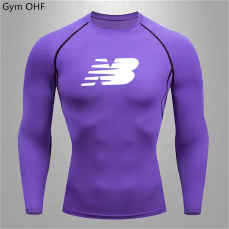 Men's Comfortable Breathable Quick Dry Slim Fit T Shirt for Outdoor Sports