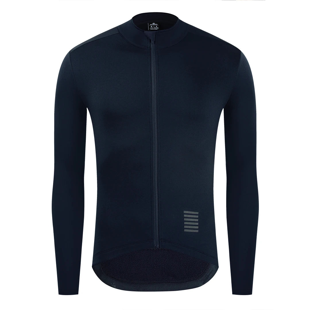 Winter Men's Apparel: YKYWBIKE Warm Long Sleeved, Thermal Fleece Lined Jacket For Winter And Autumn / Rungear