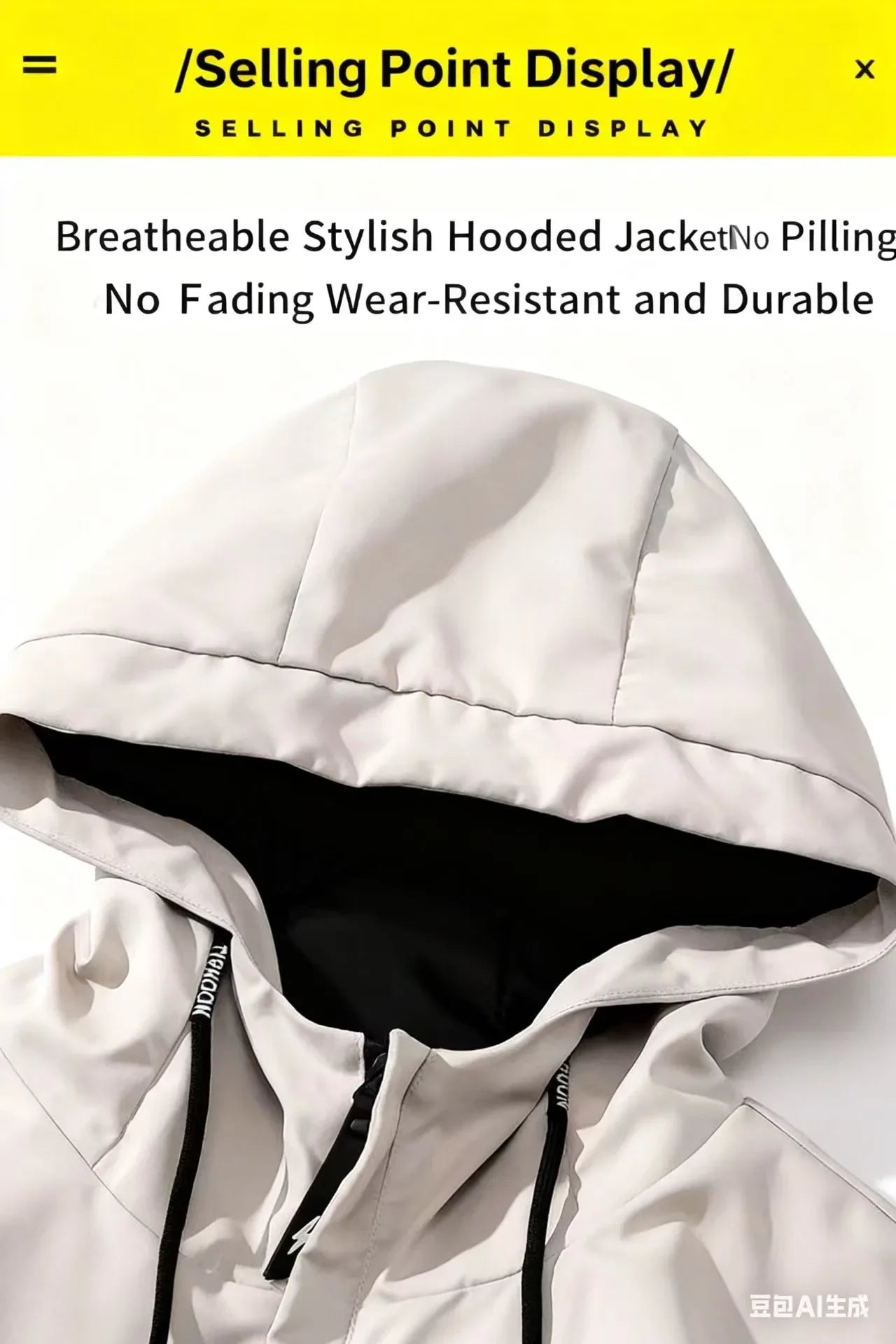 Men's Running Jackets: Windproof, Lightweight,  Breathable, Hooded Jacket / Rungear