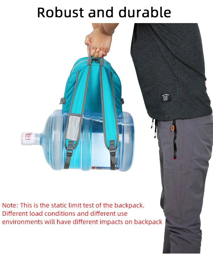 Trail Gear Accessories: 28L Packable, Foldable, Ultra Light, Outdoor Hiking Backpack / Rungear