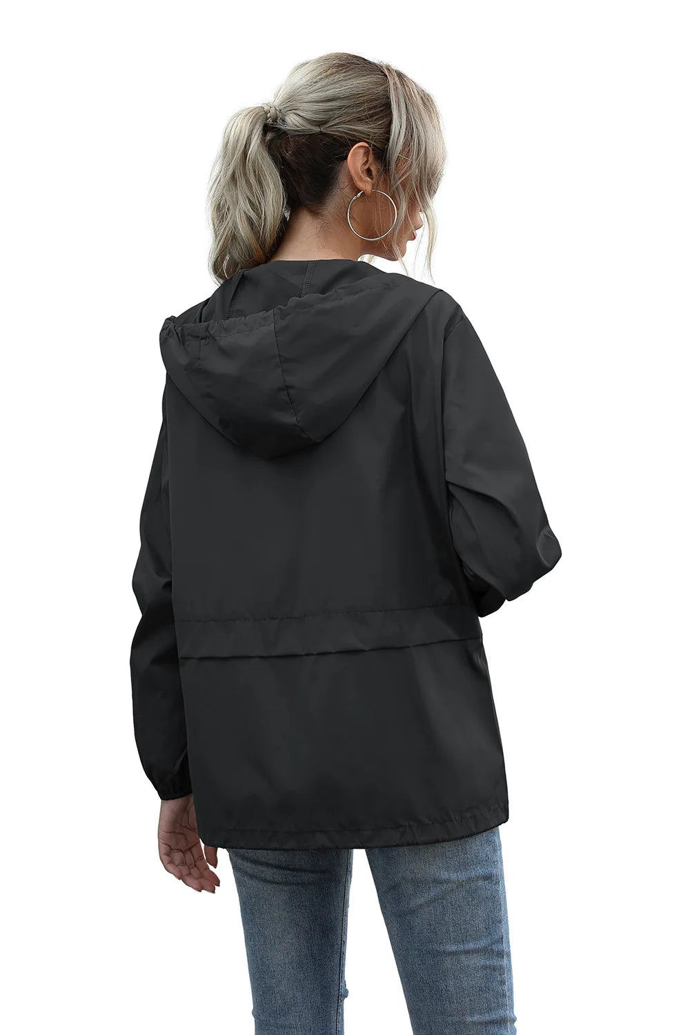 Women's Jackets Apparel: Ultralight, Waterproof, Windproof, Slim Hooded Windbreaker Jacket / Rungear