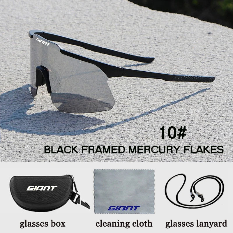 Running Sunglasses Gear: 2025 GIANT UV400 Protection, Anti-Fog, Sports Sunglasses with Case / Rungear