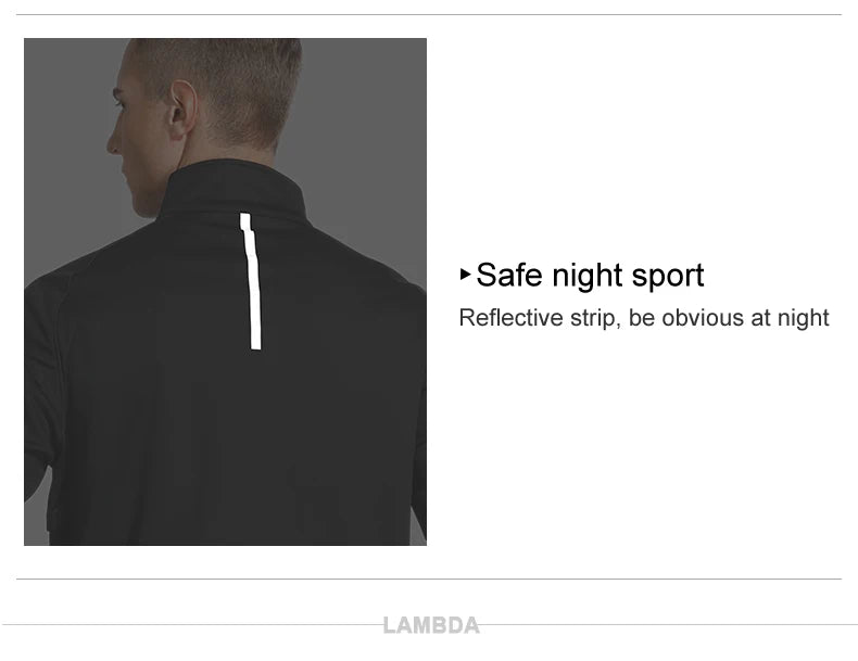 Men's Running And Trail Apparel: LAMEDA Lightweight, Reflective Windbreaker Jacket / Rungear