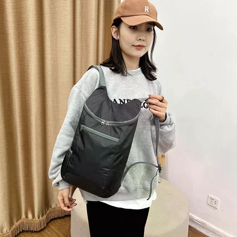 Lightweight Travel Accessories: 20-35L Unisex, Lightweight, Foldable, Ultralight Outdoor Backpack Travel Backpack for Hiking / Rungear