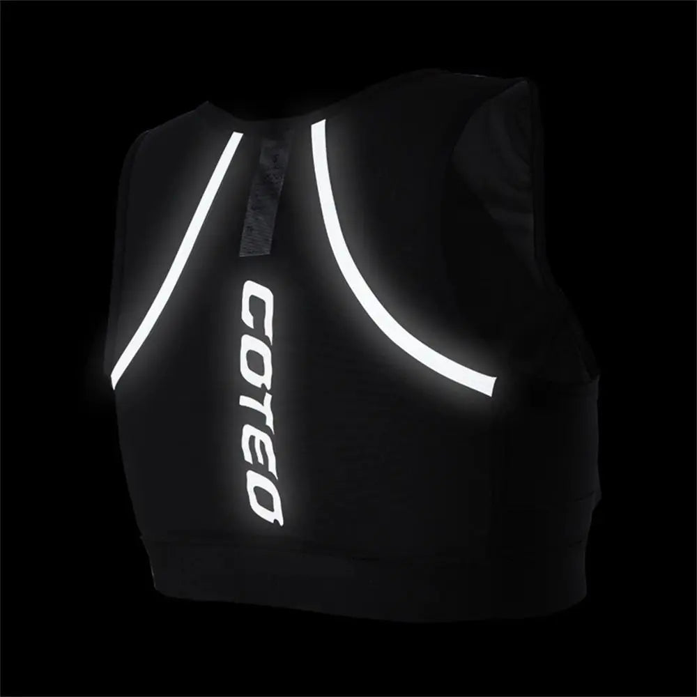 Reflective Vest Accessories: Large Capacity, Breathable, Reflective, Marathon Running Chest Pack / Rungear