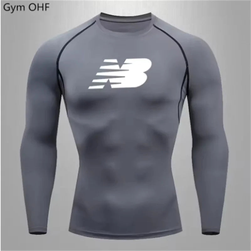 Men's Comfortable Breathable Quick Dry Slim Fit T Shirt for Outdoor Sports