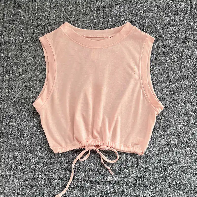 Women's Summer Apparel: Breathable, Loose, High-End, Quick-Dry, Sleeveless, Sports Fitness Top / Rungear