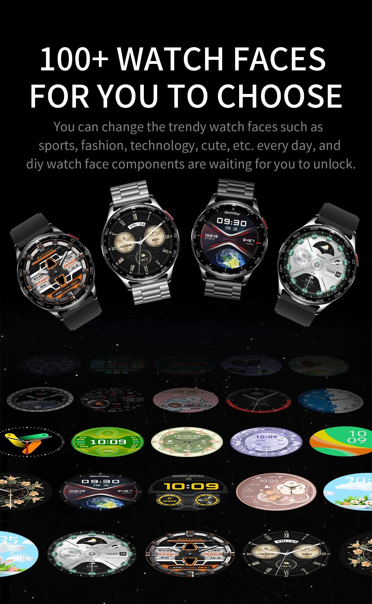 Running Tech Gear: New TWS 2-in-1 Bluetooth Smart Watch With Earphones HIFI 9D For Android iOS / Rungear