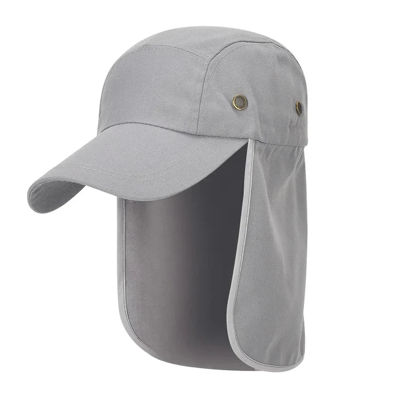 Outdoor Sun Hat Cap With Sun Protection and Neck Flap For Men And Women