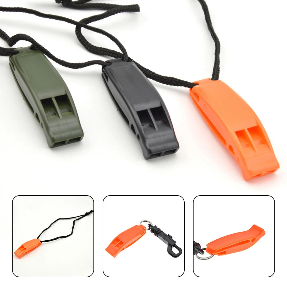 Safety Gear Accessories: 1PC Dual Frequency, Emergency Safety Whistle for Outdoor Survival / Rungear