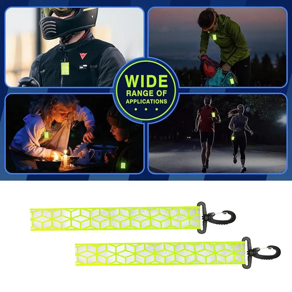 Trail Reflective Gear: Reflective Safety Keychain For Backpack / Rungear