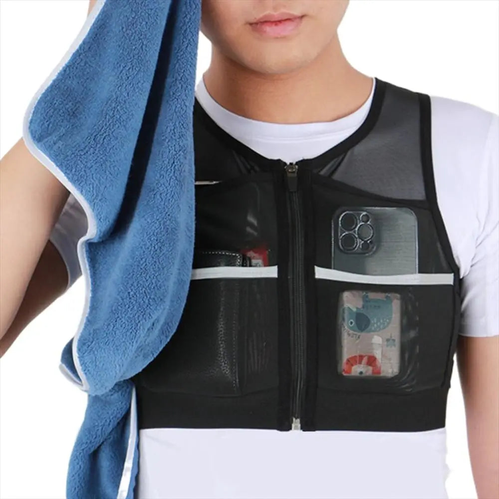 Reflective Vest Accessories: Large Capacity, Breathable, Reflective, Marathon Running Chest Pack / Rungear