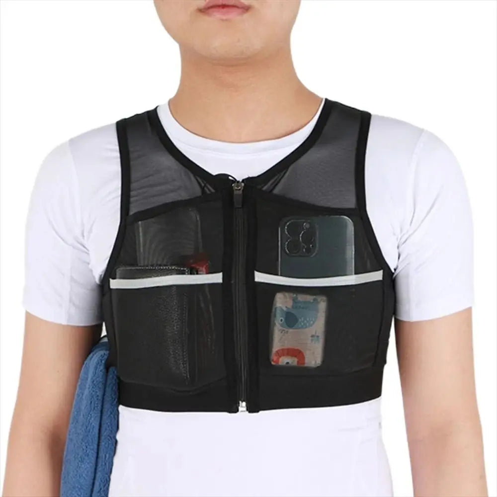 Reflective Vest Accessories: Large Capacity, Breathable, Reflective, Marathon Running Chest Pack / Rungear