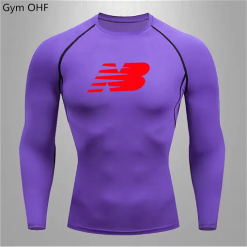 Men's Comfortable Breathable Quick Dry Slim Fit T Shirt for Outdoor Sports