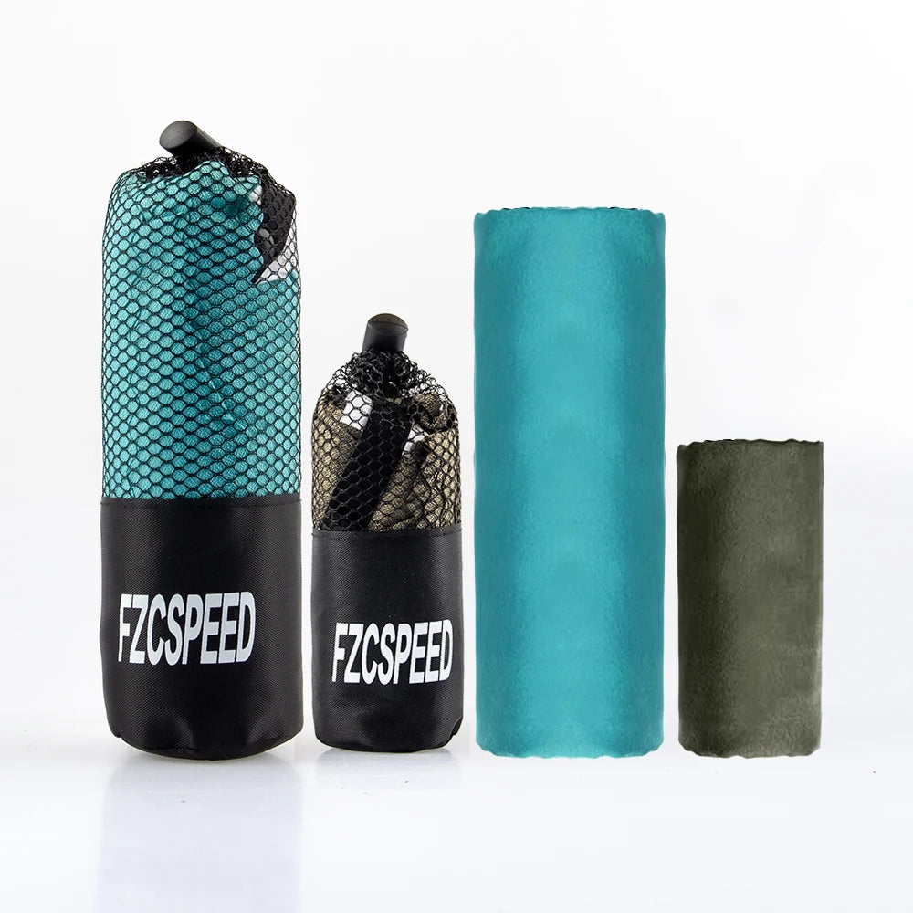 Quick Drying Accessories: Absorbent, Breathable, Portable Bath Towel for Travel, Hiking, Running Gym, All Sports / Rungear