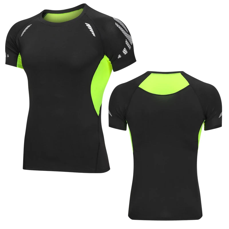 Running Apparel For Men: Short Sleeved, High Quality,  Fitness Sportswear Shirt / Rungear