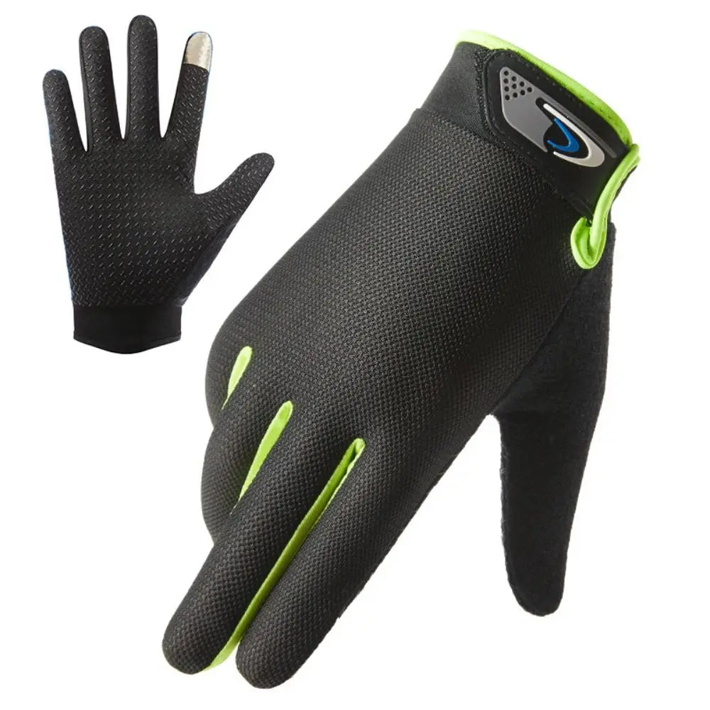 Running Gloves Gear: Ice Silk, Sun Protection, Touch Screen Full Finger Gloves / Rungear