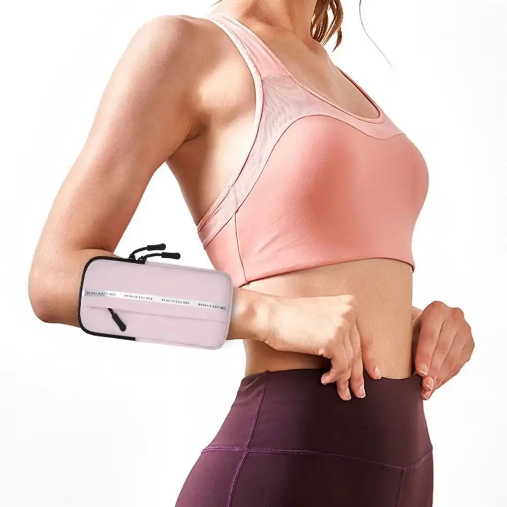 Running Tech Accessories: PU Mobile Phone Arm Bag, Waterproof, Large Capacity, Lightweight / Rungear