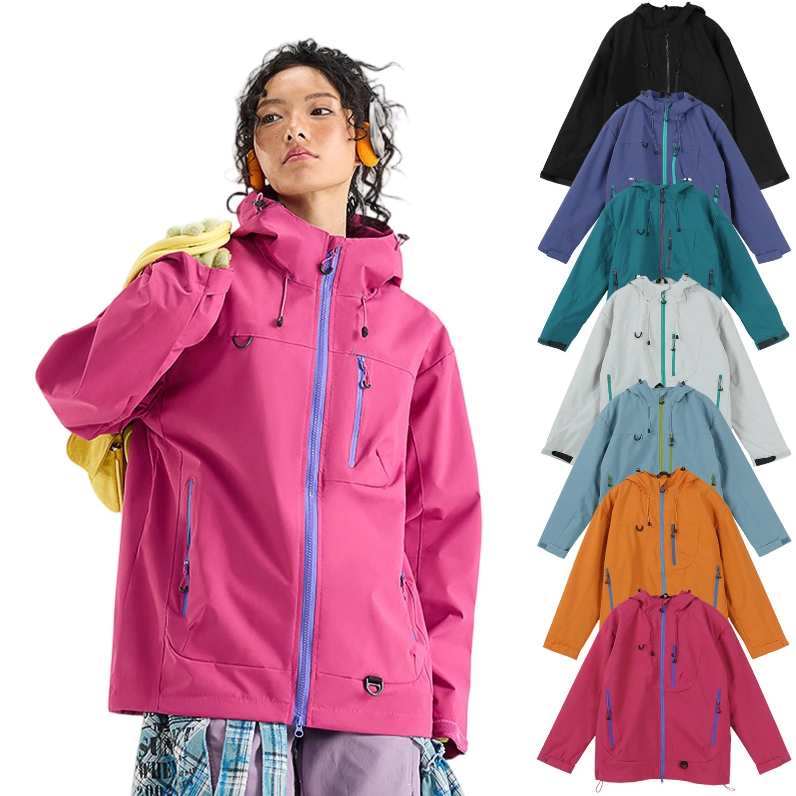 Women's Jackets Apparel: Lightweight, Loose Fit, Windproof Hiking Jackets / Rungear