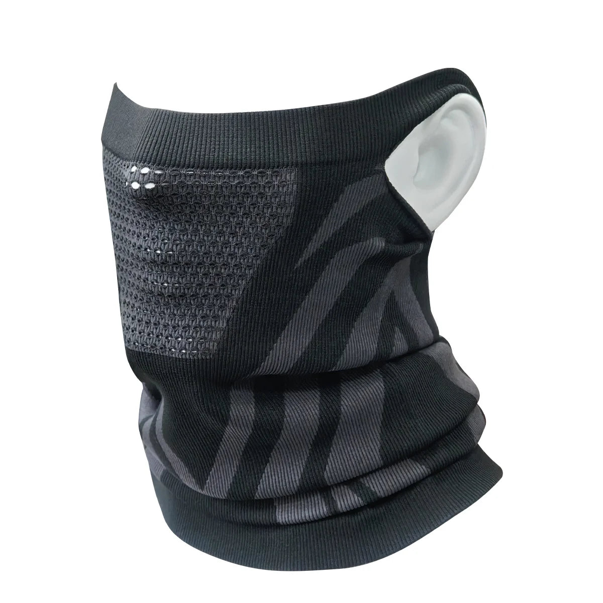 Winter Hat Accessories: Unisex (Ear-Loops Anti-shedding) Windproof Neck Warmer Gaiter, Face Mask for Outdoor Sports / Rungear