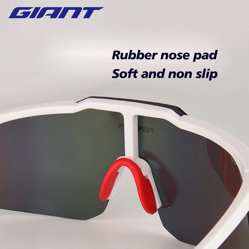 Running Sunglasses Gear: 2025 GIANT UV400 Protection, Anti-Fog, Sports Sunglasses with Case / Rungear
