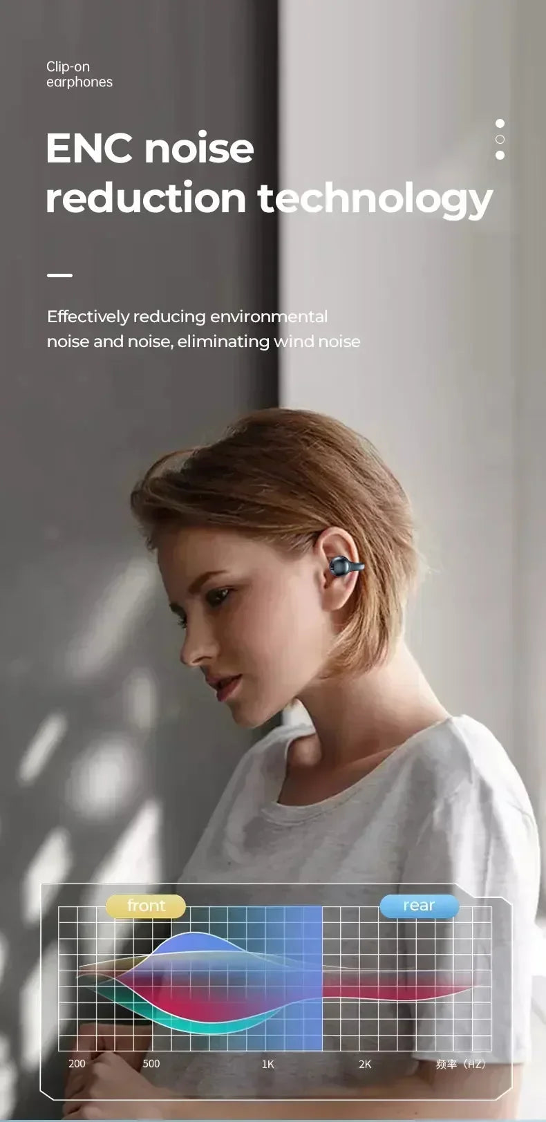 Running Earbuds Accessories: TWS X58 Wireless, Bluetooth,  Waterproof, Bone Conduction, Sports Earbuds Ear Hook With Mic / Rungear