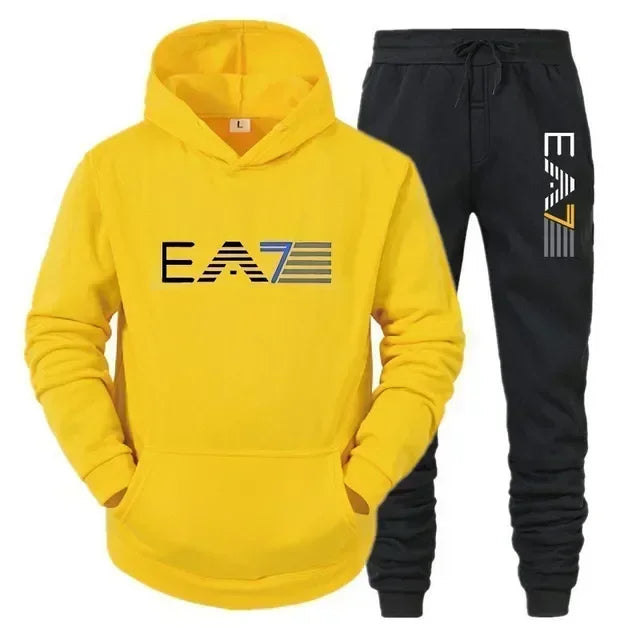 Men's Winter Apparel: Casual, Cool Weather Jogging Training Sportswear 2 PC Sets / Rungear