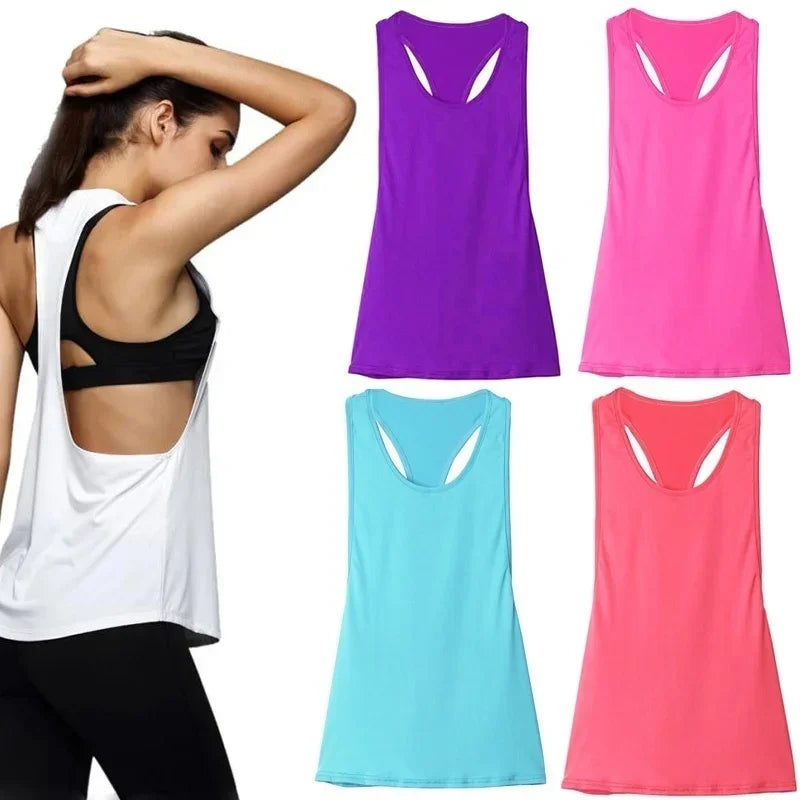 Women's Running Apparel: Loose, Sleeveless, Workout Tank Top / Rungear