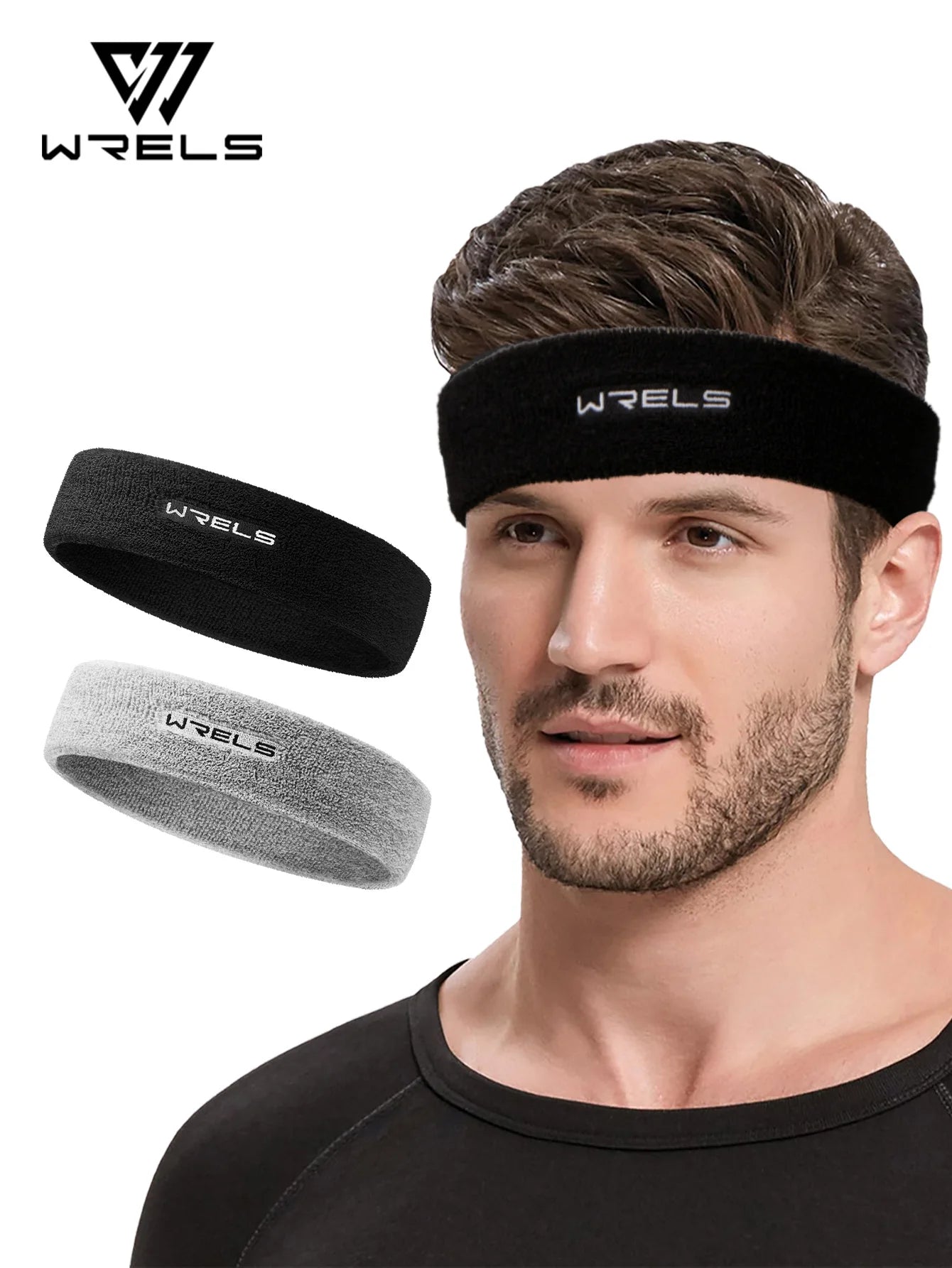 Moisture-Wicking Hat Accessories: WRELS Sports, Moisture Wicking, Athletic, Cotton Terry Cloth Sweatband / Rungear