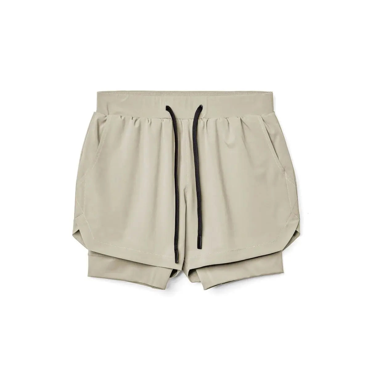 Men's Double Layer Shorts: 2 in 1 Breathable, Double Layer, Quick Dry, Running Workout Sports Shorts / Rungear