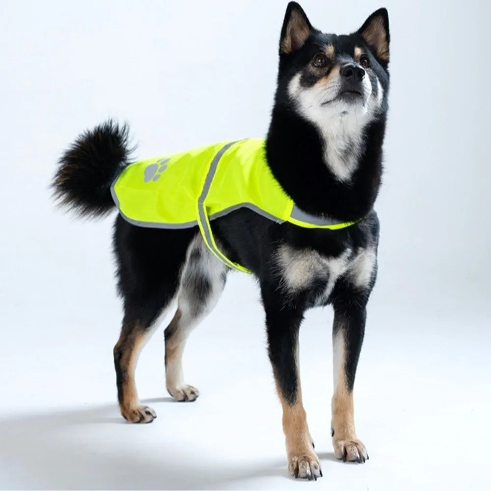 Reflective Comfortable Breathable Adjustable Dog Safety Vest Visibility Jacket