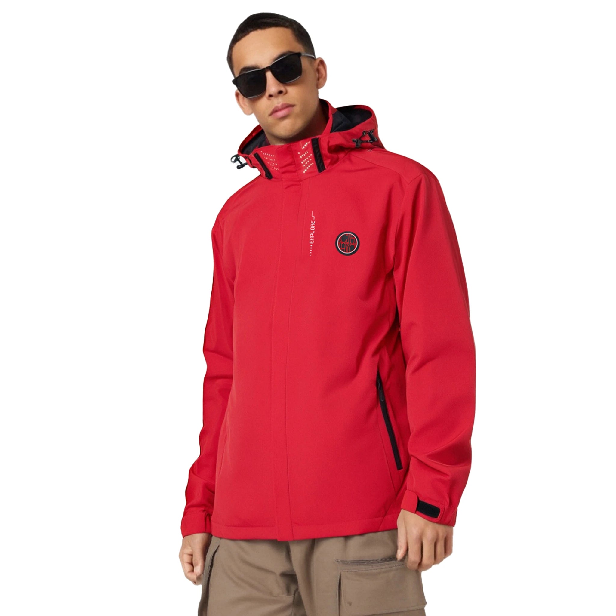 Unisex Windbreaker Jacket: Spliced Colour, Thin, Spring Interchange Windbreaker Outdoors Jacket / Rungear