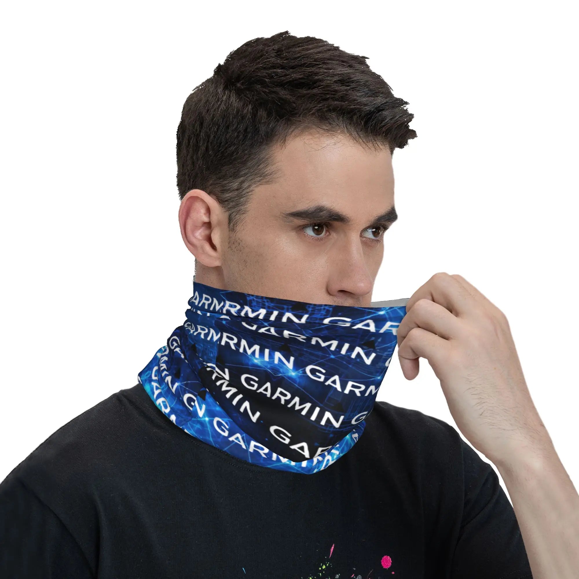 Winter Accessories Gear: Unisex, Windproof, Custom G-GARMIN-S Neck Gaiter Technology Oriented Design / Rungear