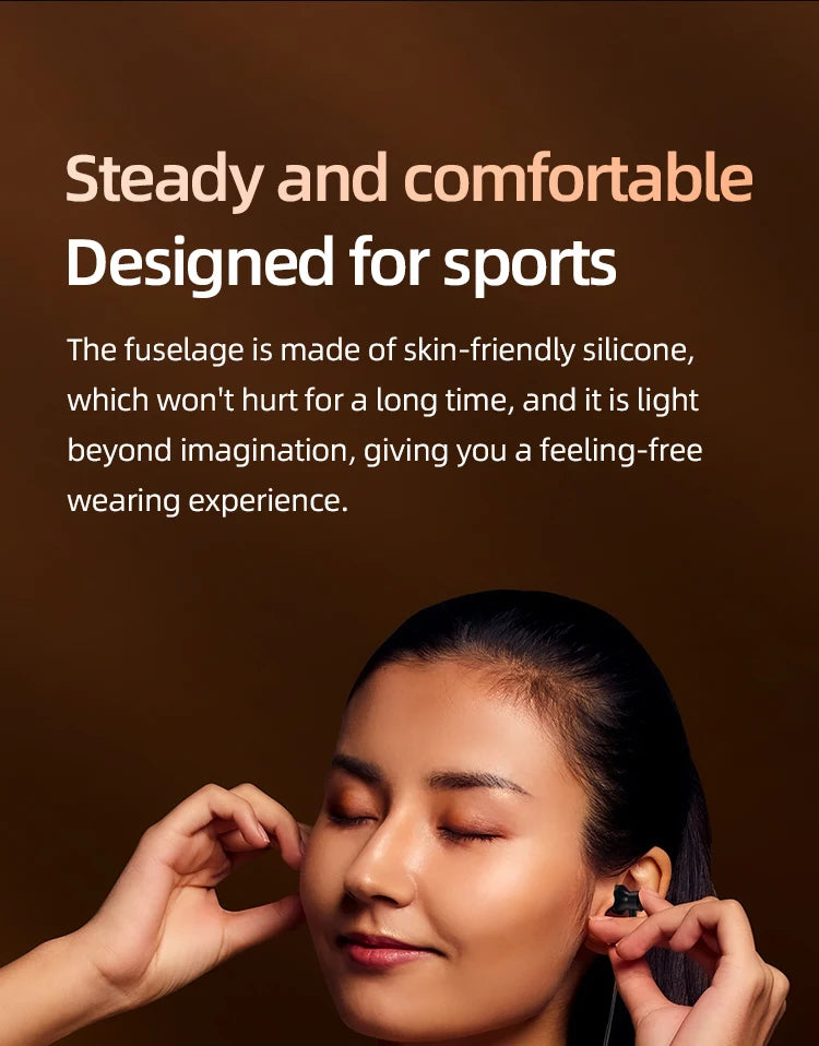 BT8 Wireless Bluetooth Headphones Outdoor Sports 5.3 With Touch Control Charging Display