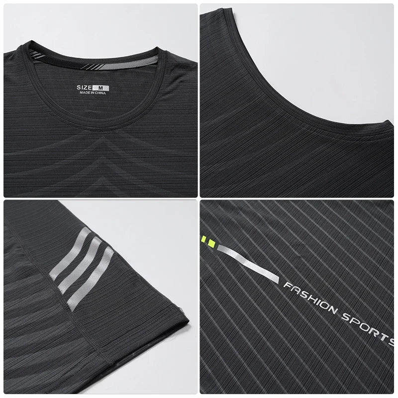 Men's Running Apparel: Marathon Fitness Wear, Undershirt Layer Ice Vest Sports Singlet / Rungear