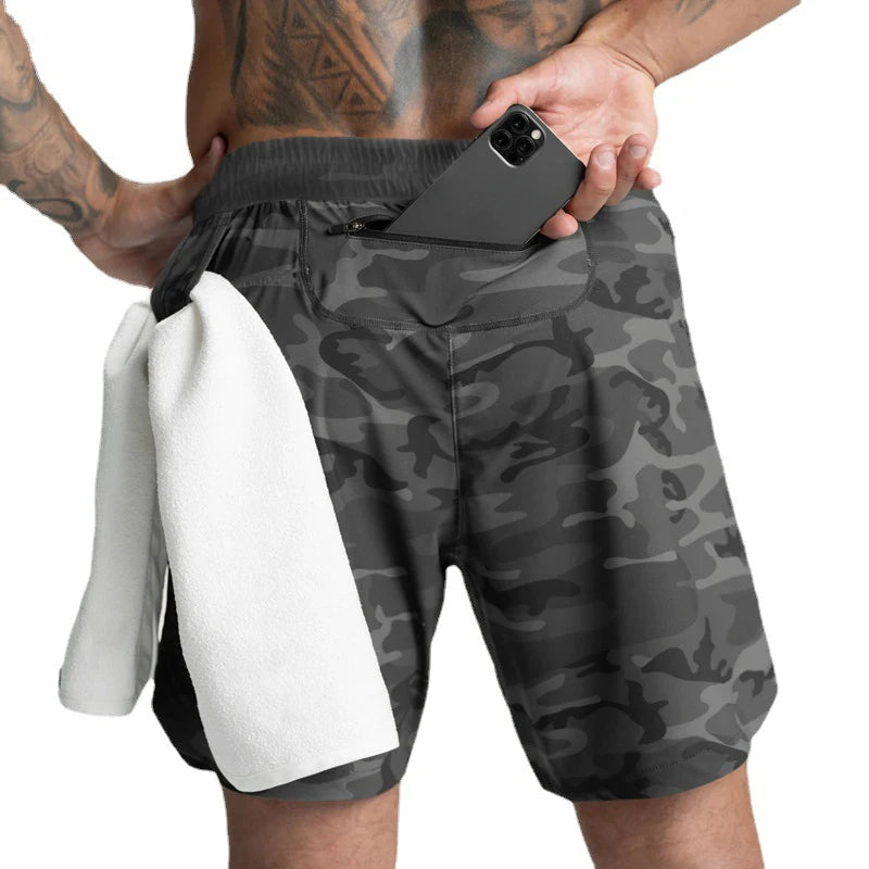 Men's Quick Dry Shorts: Single-Layer, Quick Dry Running Sports Shorts / Rungear