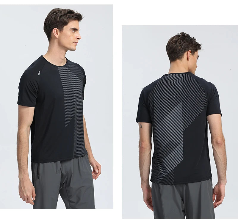 Men's Running Apparel: Quick-Dry, Breathable, Fitness Sports Training Shirt / Rungear