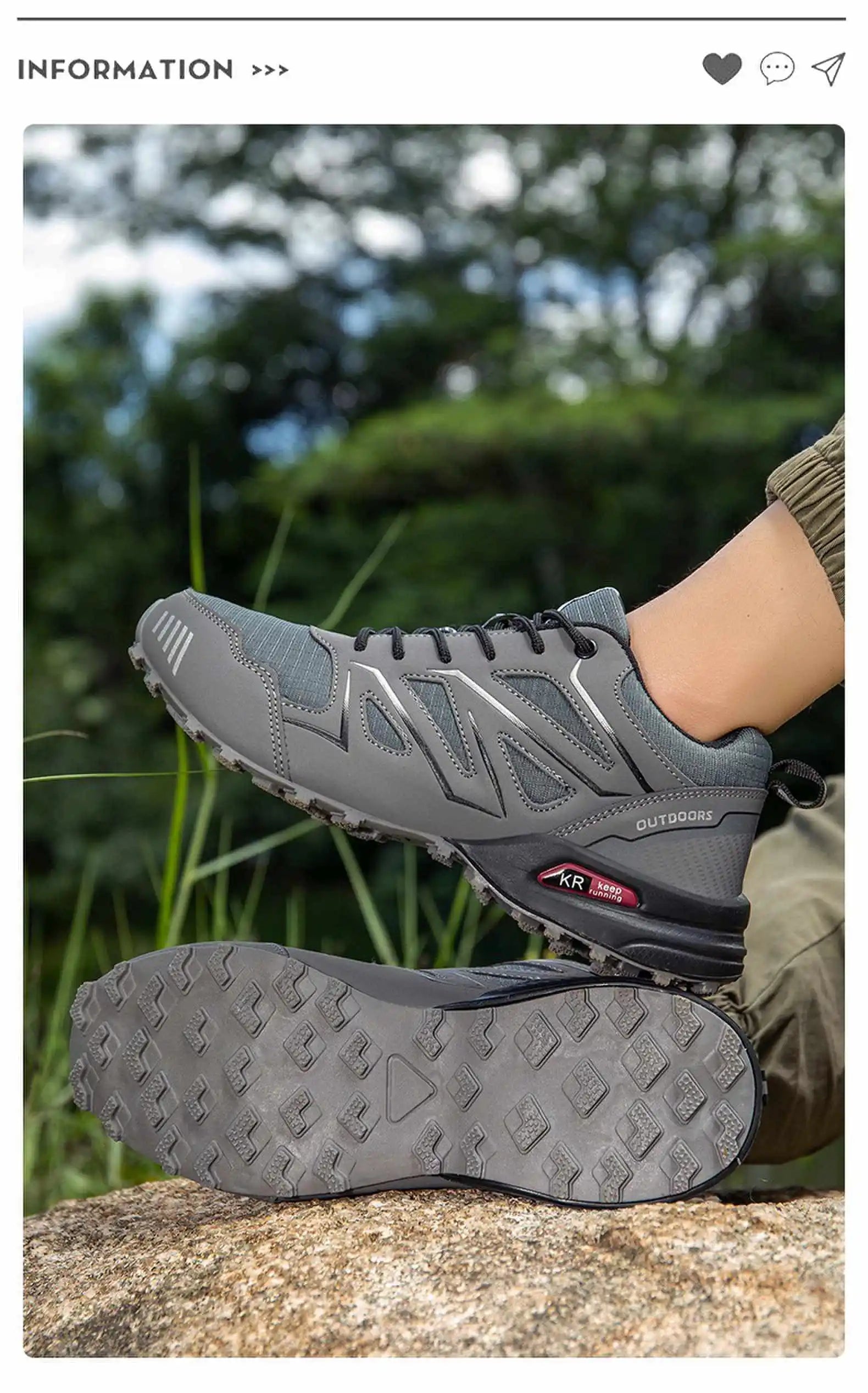 Hiking Shoe Gear: Men's Outdoor, Waterproof, Hiking, Walking Shoes / Rungear