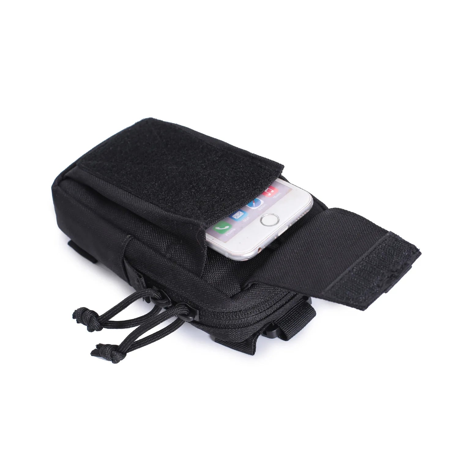 Trail Gear Accessories: Molle Backpack Strap Phone Holder Bag, for Outdoor Sports, Running, Hiking / Rungear
