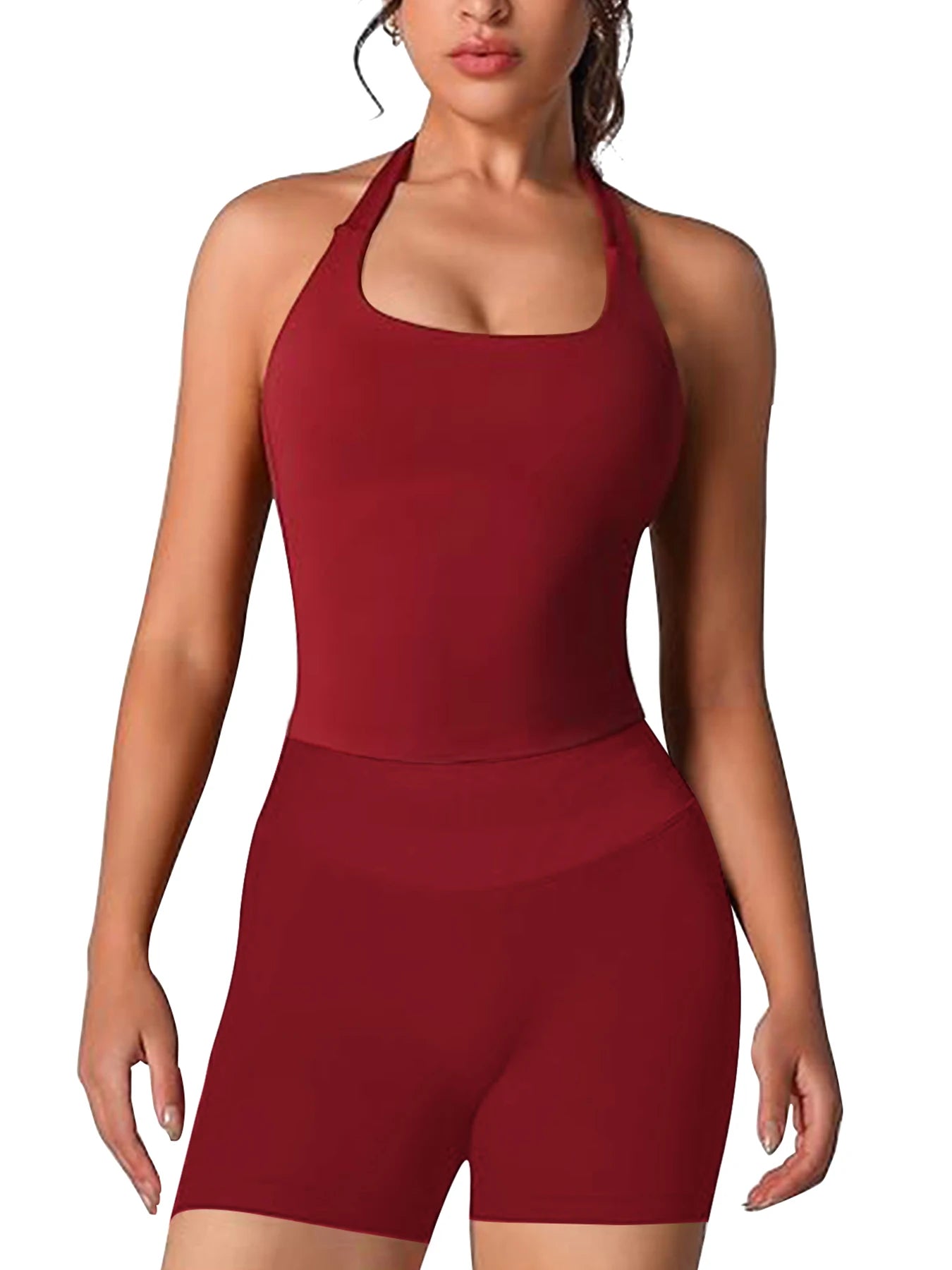 Lightweight 2 Piece Halter Neck Set