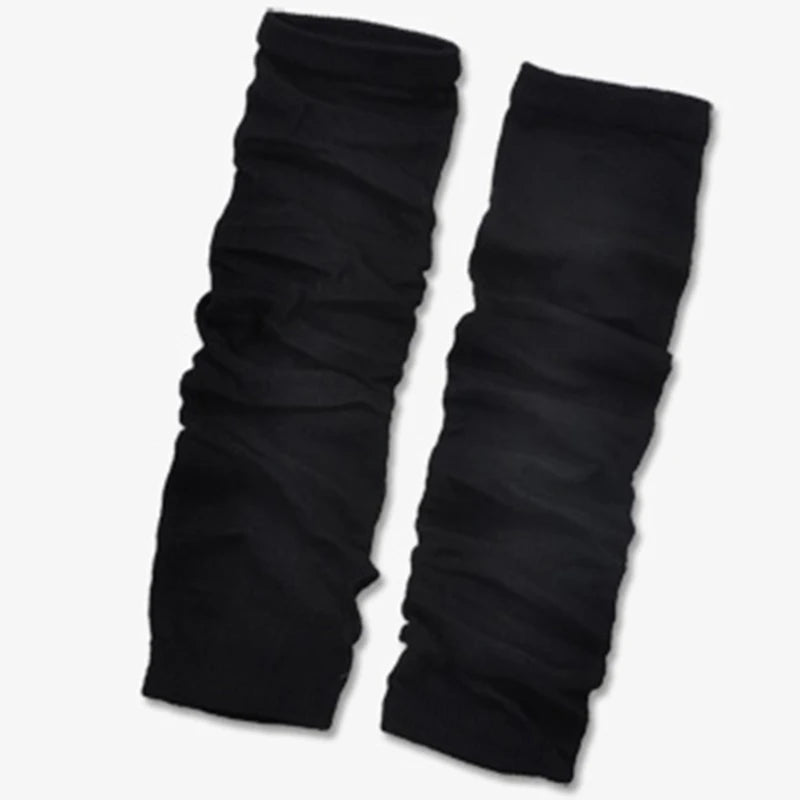 Running Winter Accessories: Unisex, Long, Warm, Half-Finger, Stretchy Mitten Gloves for Outdoor Sports / Rungear