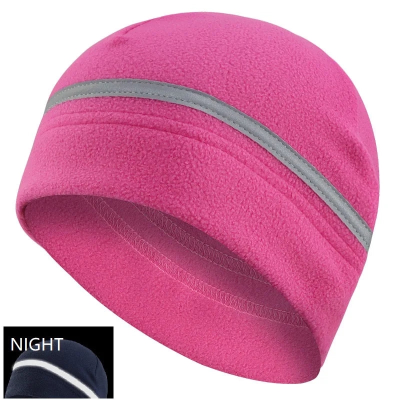 Reflective Hat Gear: High Visibility Safety Beanie, Reflective Knit, Ribbed Warm Winter Hats for Night Running, Hiking, Cycling / Rungear