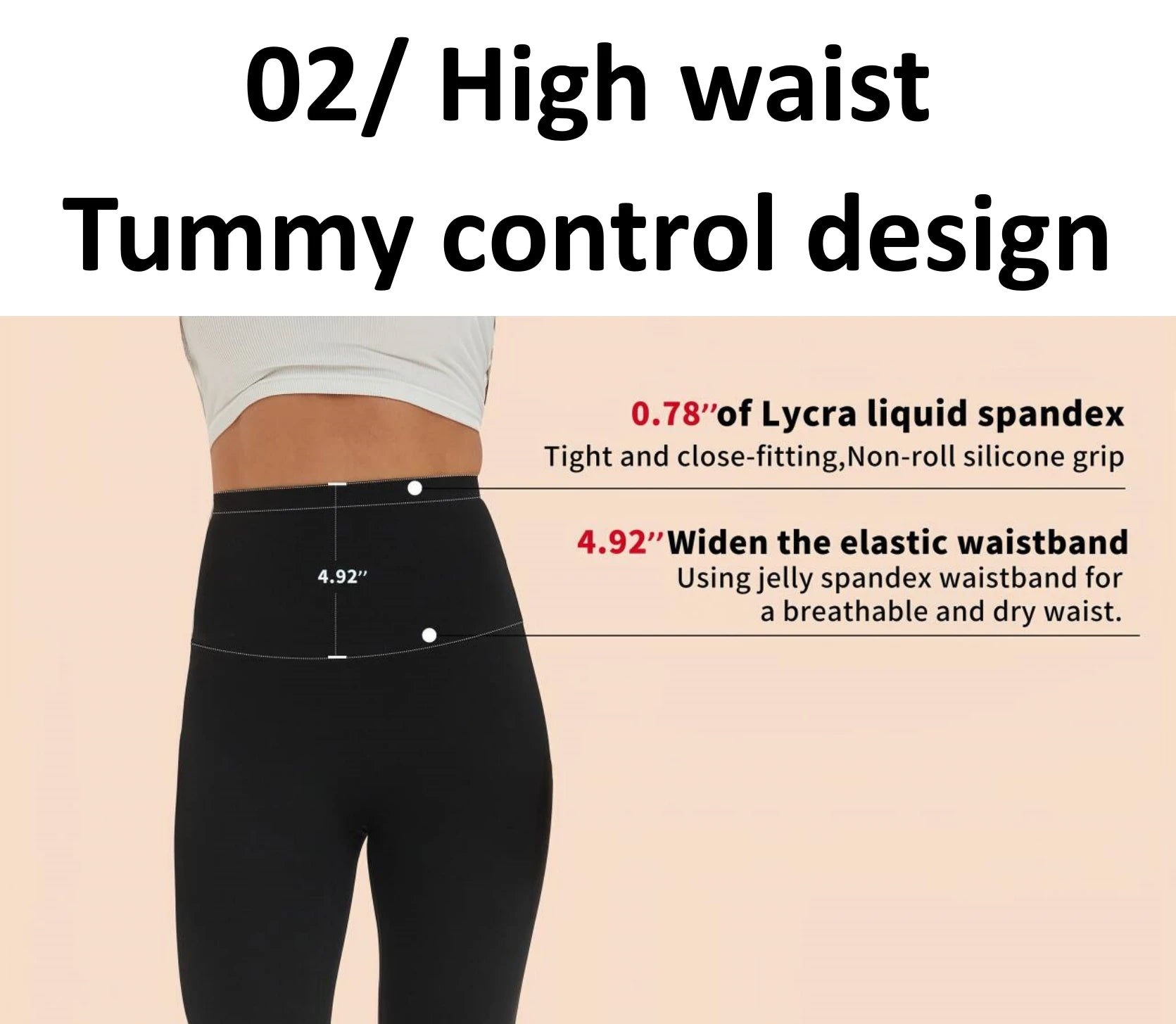 Women's Compression Apparel: Seamless High Rise, Slim-Fit, Lifting Workout Leggings / Rungear